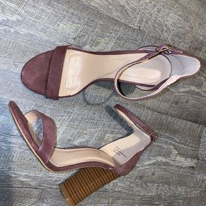 Mauve Chunky Heels